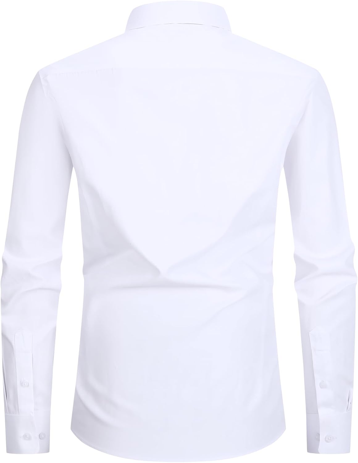 Men's Dress Shirt 4-Way Stretch Slim Fit Business, Casual, Prom, Wedding Button Down Shirts