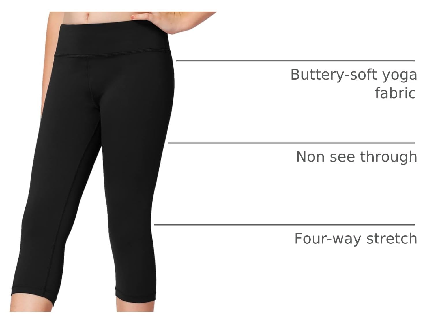 Stelle Girls Leggings with Hidden Pocket for Kids Dance Yoga Athletic Pants image 3