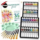 Chalkola Set Aquarelle - Peinture Aquarelle pour Adultes, Enfants, Artistes Débutants & P...