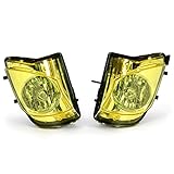 KUAFU Fog Lights Assembly Compatible with 2006-2010 Lexus IS250 IS350 Fog Lamp Set Bumper Driving Fog Light Replacement Driver & Passenger Side (Yellow Lens)