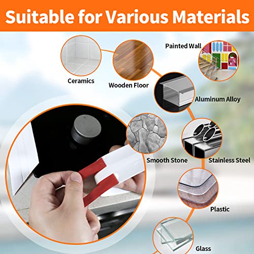 Caulk Tape For Bath And Kitchen, Self Adhesive Caulking Strip For Toilet Base, White Caulk Tape For Bottom Of Toilet, Tub Surround, Kitchen Countertop #TOP3