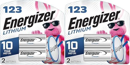 Image of Energizer 123 Lithium Batteries, 3V Photo Batteries, 2 Count, (Pack of 2)
