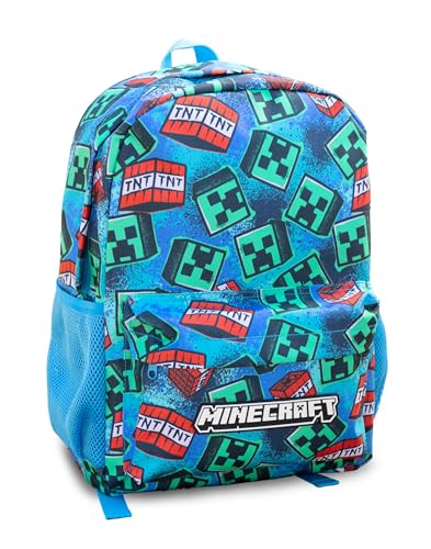 Sac à dos Minecraft Creeper spacieux pour ranger toutes les affaires d'école