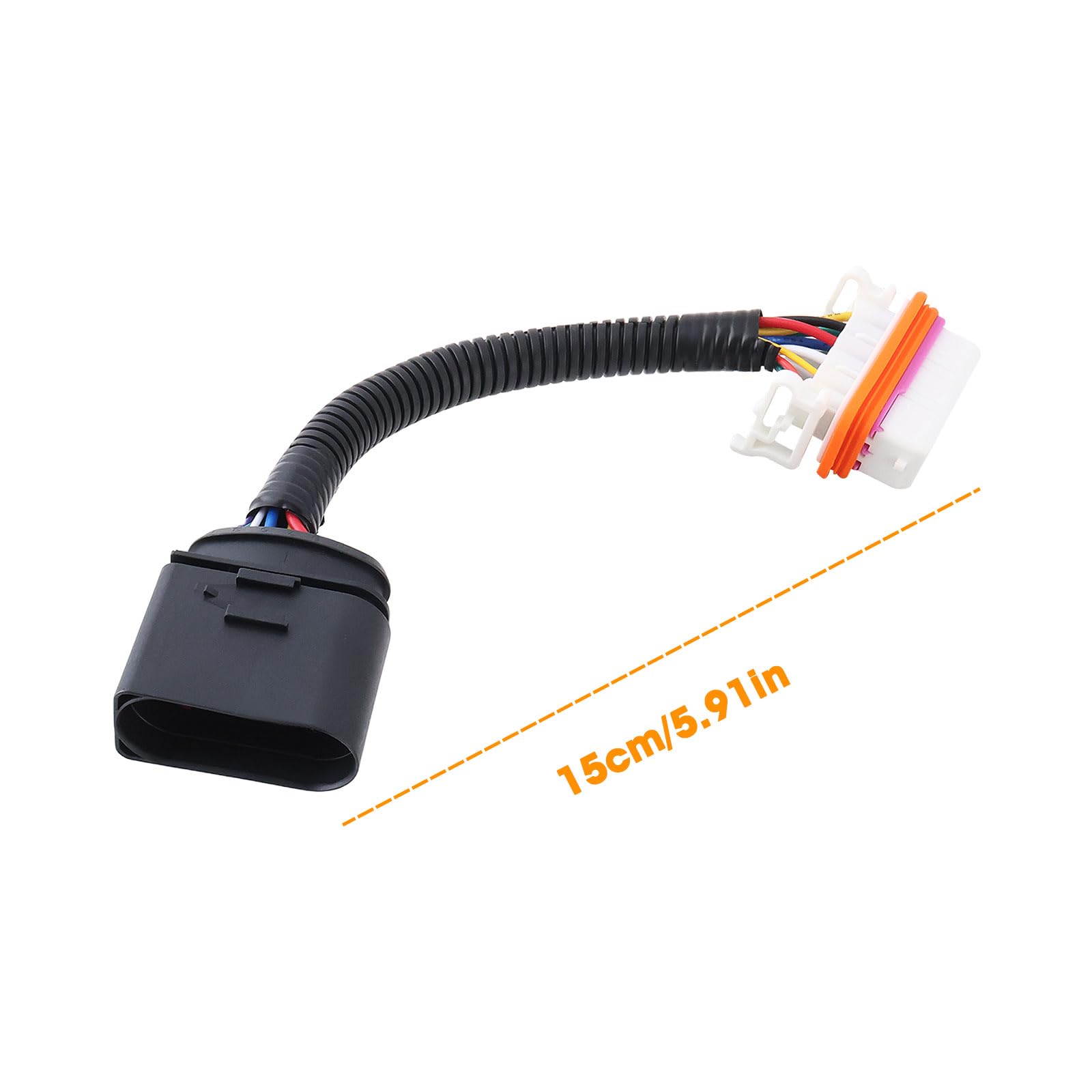 Connettore per Cavo di Collegamento dei Fari Auto a 12 Pin Compatibile con VW Touareg 1 (7L) 2003-2007