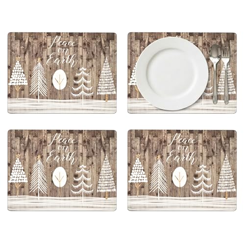 Pimpernel Rustic Placemats Set of 4 with Artwork