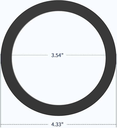 Miniatura 3 de Kone Anillos de sellado de juntas de colador de fregadero, paquete de 4 arandelas y tuercas de bloqueo para desagües de fregadero de cocina de 3-12