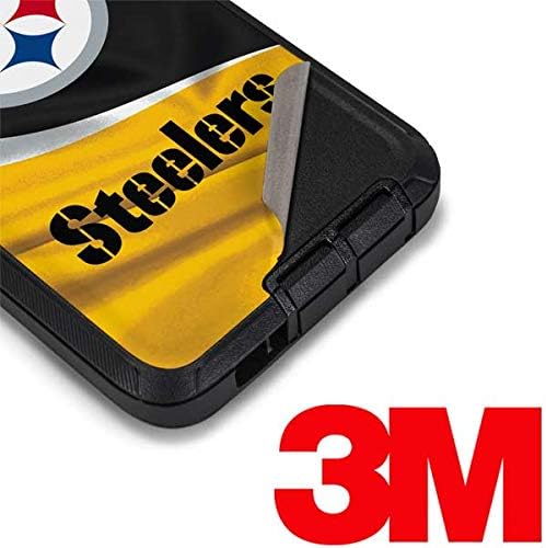 Skinit Decal Skin Compatible with OtterBox Defender Galaxy S10 - Officially Licensed NFL Pittsburgh Steelers Design