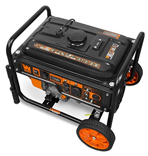 Wen 6000-Watt 120V/240V Generator, Rv-Ready With Portable Wheel Kit (Gn6000), Black #TOP3