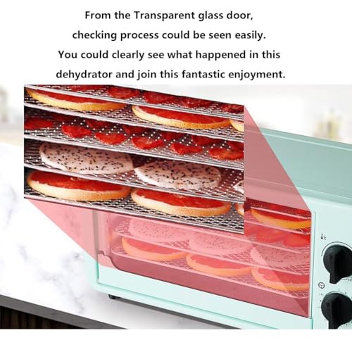 Máquina desidratadora de alimentos com 5 bandejas, máquina de secar frutas, secador automático de al