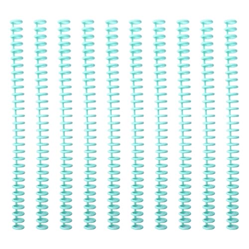 10 PCS 30リングコンコメントバインディングスパインドキュメント組織バインダーコームとコームのためのオフィス学用品