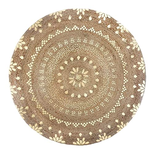Alfombras Redondas Yute Etnica Marca Hogar y Mas
