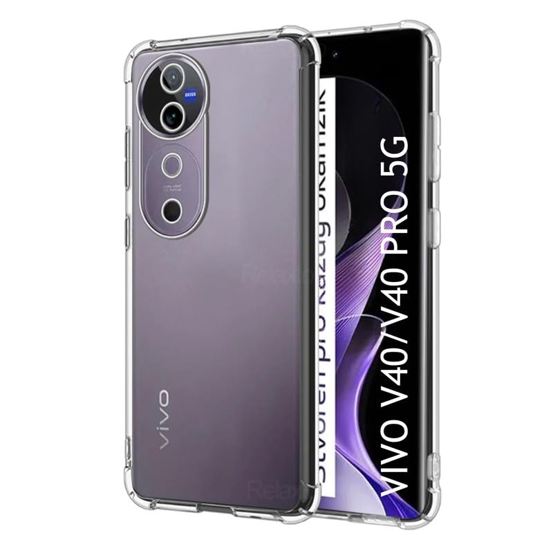 Cassby for Vivo V40/V40 Pro 5G Back Cover Case | Raised Bumps for Camera & Screen Protection | Ultra Clear Soft Silicone Back Case Cover for Vivo V40/V40 Pro 5G (Transparent) (B0DC3VJSTZ) Amazon Price History, Amazon Price Tracker