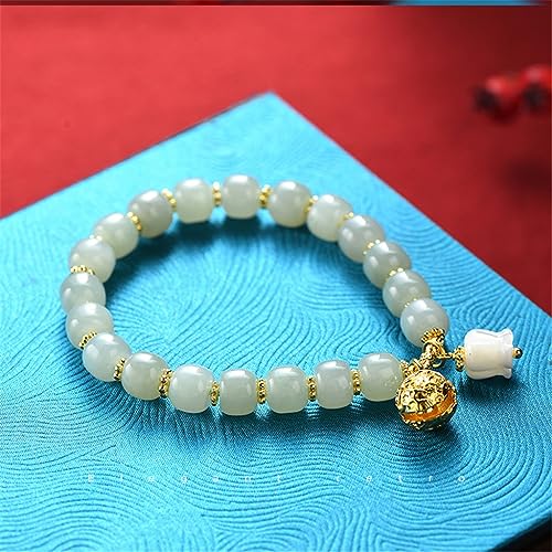 Bracelet en jade de Hetian véritable chaîne de poignet style national - 4