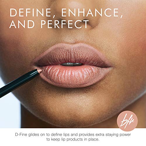Beauty For Real D-Fine Lip Liner Pencil, Neutral Light - Universal, Long-Wear Shade - Define, Enhance & Perfect Lip Shape - Creamy Texture For Easy Application - No Sharpener Required - 0.012 Oz #TOP3