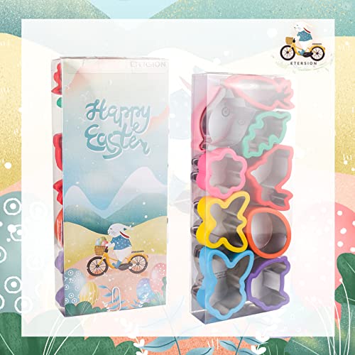 Easter Cookie Cutters 9 Pcs Spring Cookie Cutters Easter Cookie Cutters Shapes Medium Size Etersion #TOP6