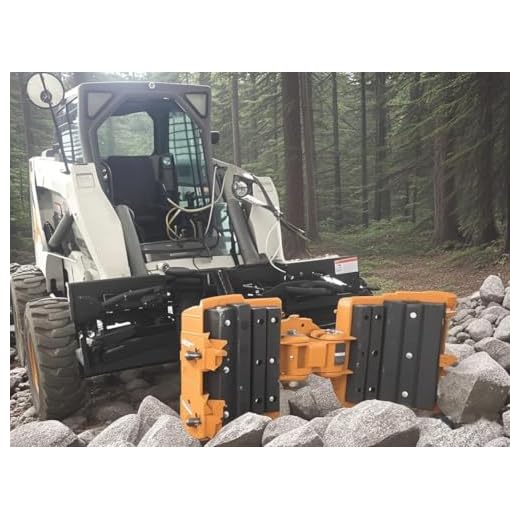 5-Finger Rotating Grapple Rock Mover