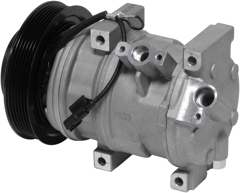 RAREELECTRICAL A/C Compressor Compatible With 2009-2014 Honda Ridgeline 3.5L V6 2007-2013 Acura Mdx 3.7L V6 2010-2013 Acura Zdx 3.7L V6 10Sr17c 6 Groove 135Mm Pulley New Replaces 38810-Rn0-A01