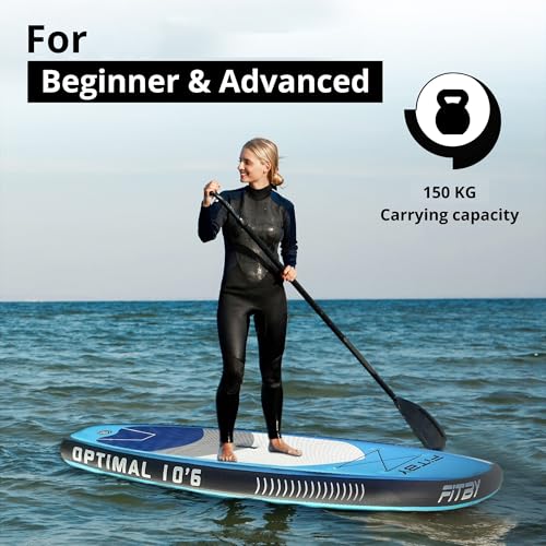 Planche de stand up paddle gonflable en PVC robuste ensemble de surf de 310 cm - 3