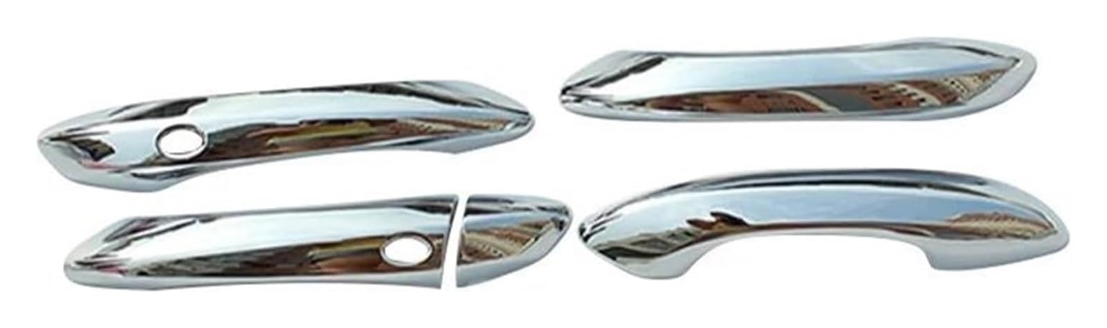 Qwqthgs Silver Car Exterior Door Handle Cap For Hyundai For Tucson Nx4 2021-2023 Car Replacement Outer Bowl Cover Protect Trim Sticker(,Door Handle)