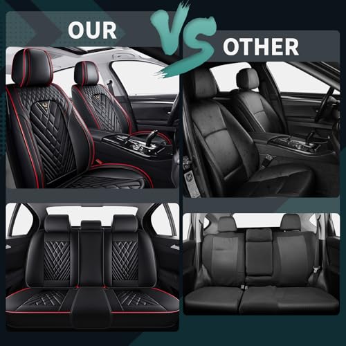 Image of Car Seat Covers for Chevy Silverado EV 2024-2026 Leather Full Set