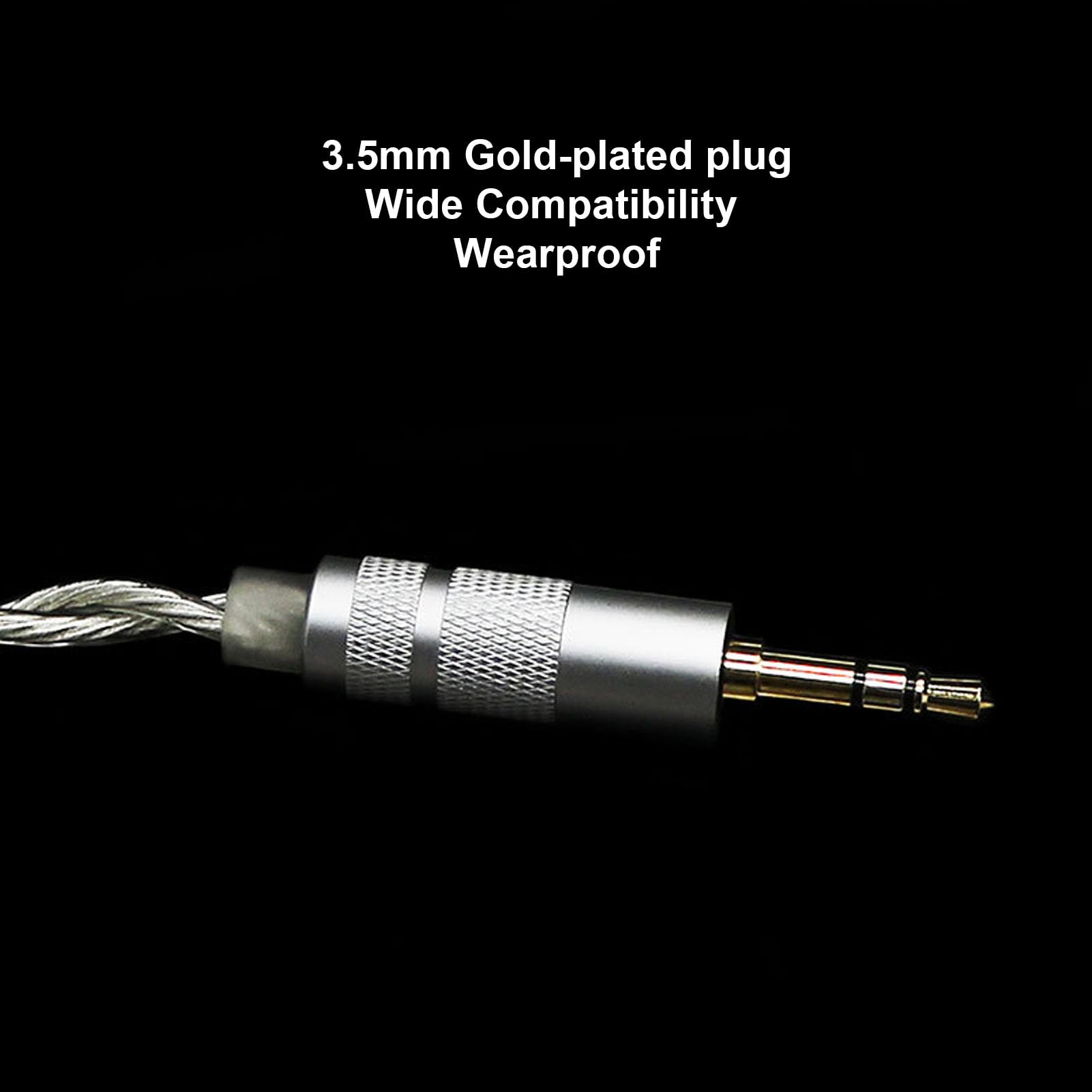 Matybobe Auricolari IEM Auricolari Cablati HiFi Cuffie con Cancellazione del Rumore per Musicisti Cantanti Stage Studio (Azzurro)