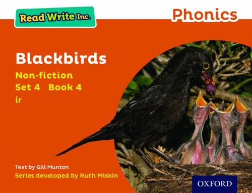 Read Write Inc. Phonics: Orange Set 4 Non-Fiction 4 Blackbirds: Munton ...