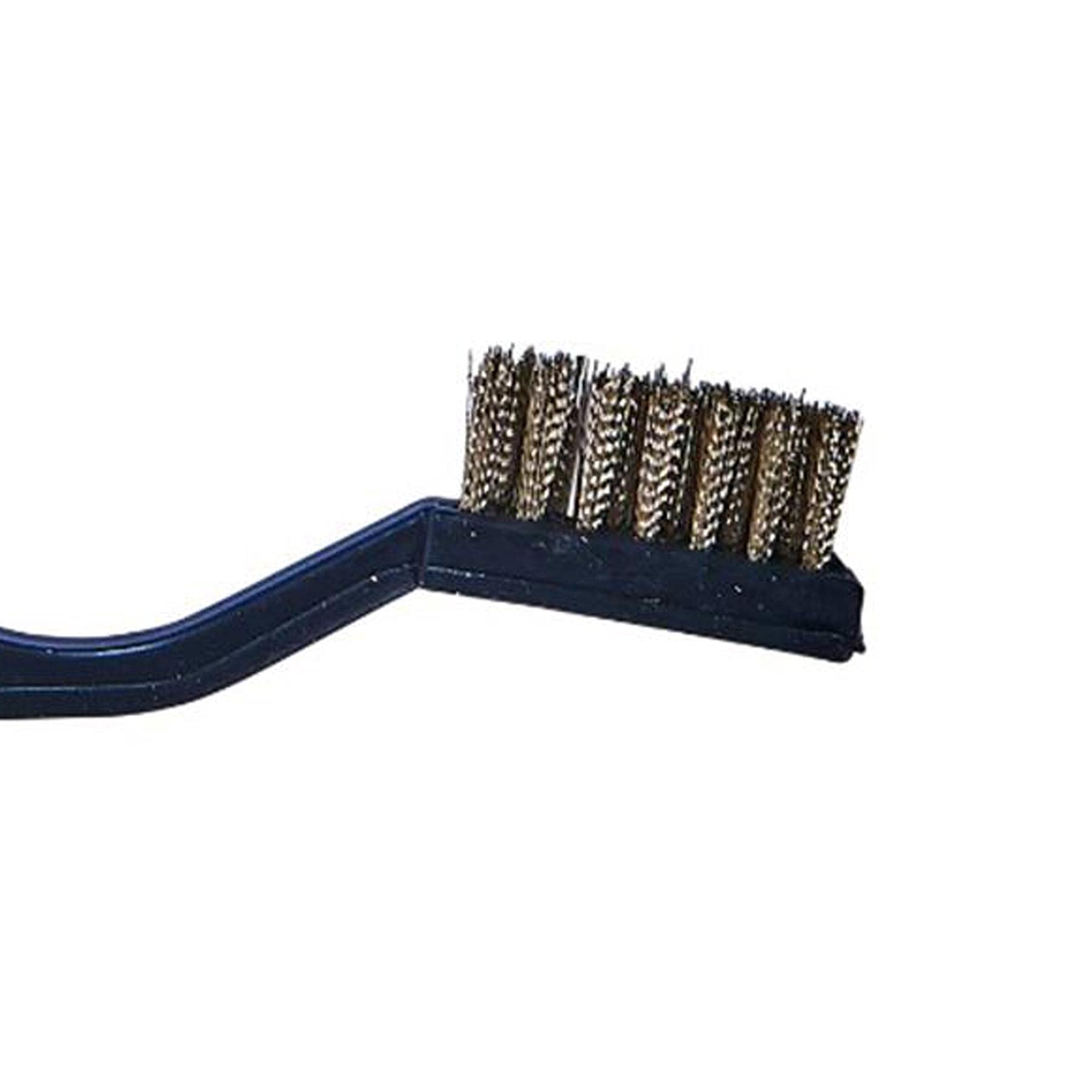 Lot De 3 Mini Brosses à Dents En Acier Inoxydable Pour Nettoyage En Laiton Et Nylon 175 Mm