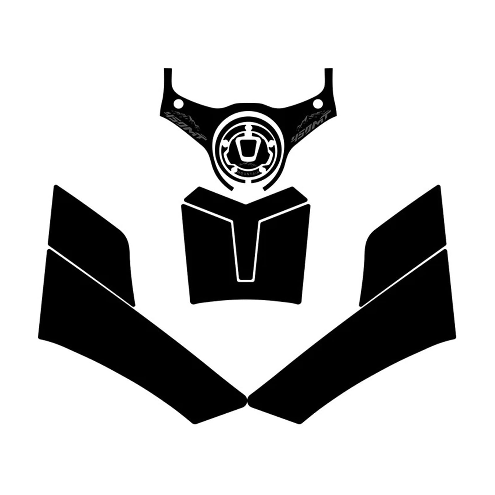 Motorbike Tank Pad Sticker for 450MT 450 MT