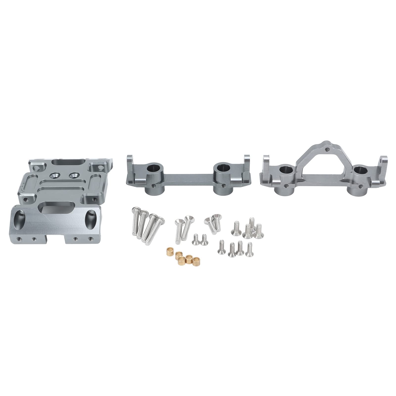 Zestaw podkładek ochronnych do pojazdów typu crawler RC 1/10, aluminium i obudowa RC, waga, przedni uchwyt zderzaka, część