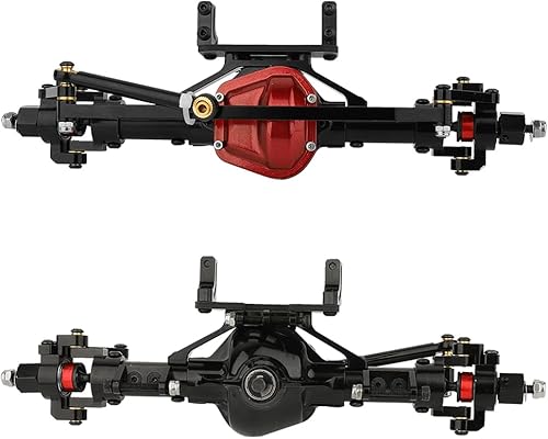 Miniatura 3 de ZXYRC Juego completo de ejes delanteros y traseros de aluminio para Axial SCX10 D90 110 RC Crawler Car Recat Gen 7 ejes piezas de actualización
