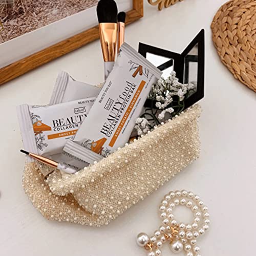 Kalumi Beautyfood Collagen Protein Bars | Sweet Potato Cinnamon, 9-Count Box | 8000Mg Collagen, 12G Premium Protein | Gluten-Free Protein Bars, Mct Brain Boost #TOP6