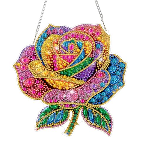 Kits de arte de diamantes de rosa con adorno de doble cara brillante