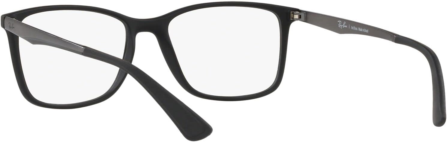 Armação para Óculos Ray-Ban Retangular, Tamanho 55 Armação para Óculos Ray-Ban Retangular, Tamanho 55