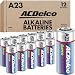 ACDelco 12 Volt Batteries, Super Alkaline Battery, 12 Count Pack
