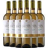 Tipo de alcohol: White Wines Hoya de Cadenas Chardonnay Sauvignon Blanc Vino Blanco D.O. Utiel Requena 6 Botellas - 750 ml