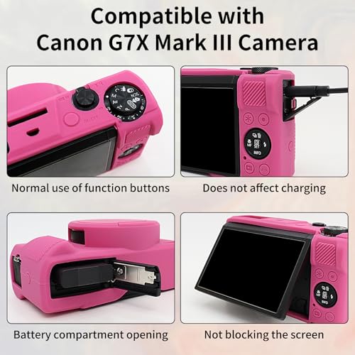 Funda para cámara Canon Powershot G7 X Mark III con protector miniatura 2
