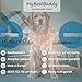 MyBestBuddy Hundekissen Premium orthopädisch mit 3 cm Vollschaum-Kern grau 80x60 cm L, Hundematte mit Stoffbezug, 40°C waschbar, allergikerfreundlich - Hundebett für mittelgroße Hunde, 80 x 60 cm