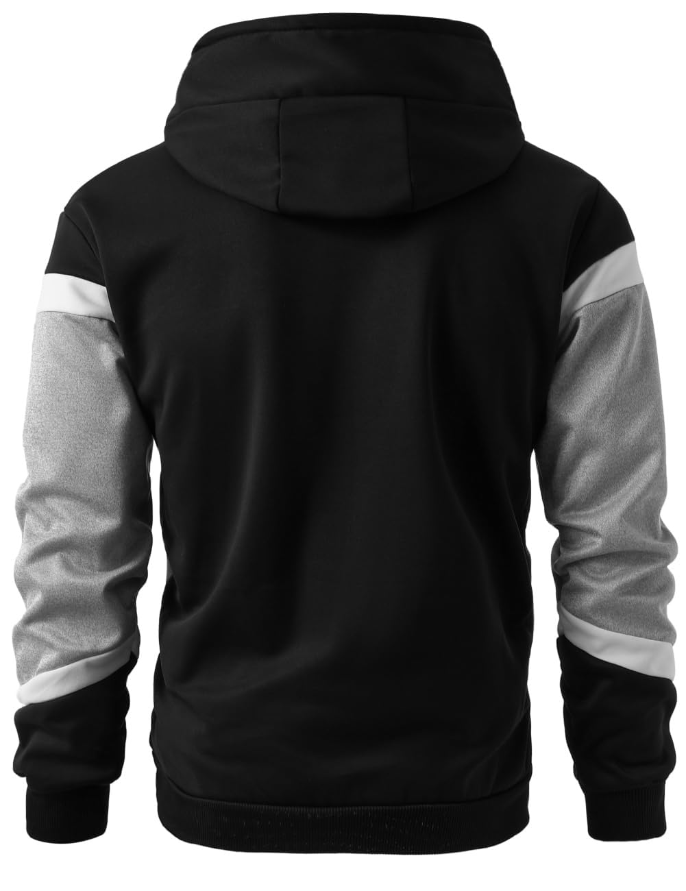 Męskie bluzy z kapturem bluza z długim rękawem bluza z kapturem z polaru w blokach kolorów na co dzień top sportowy sweter z kapturem