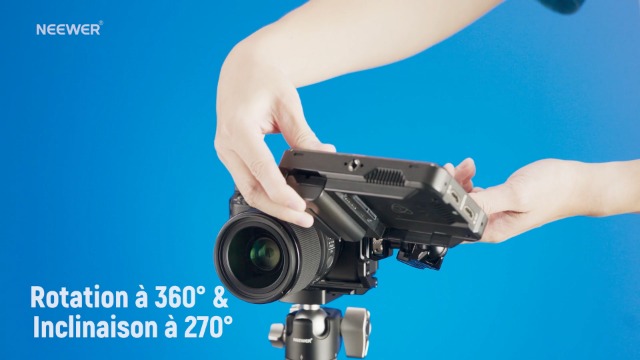 Bras Magique Articulé HSU Avec Double Rotules - Support Flexible Pour Caméra, Lumière, Micro - Vis 1/4" - 2 Pièces