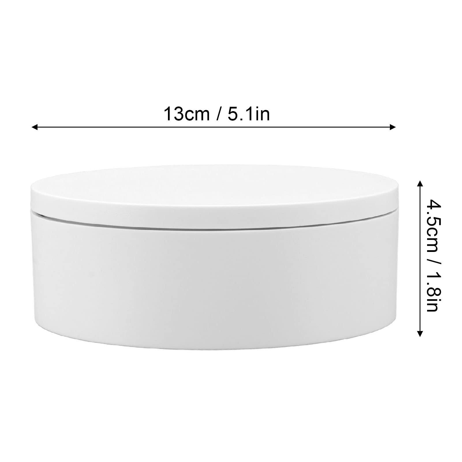 Zmotoryzowany Obrotowy Stojak Ekspozycyjny, Automatyczny Obrotowy Spinner z Pilotem Fotografia 360 Stopni Gramofon do Ciasta Jubilerskiego Model 3D (Średnica 13 cm / 5,1 cala)
