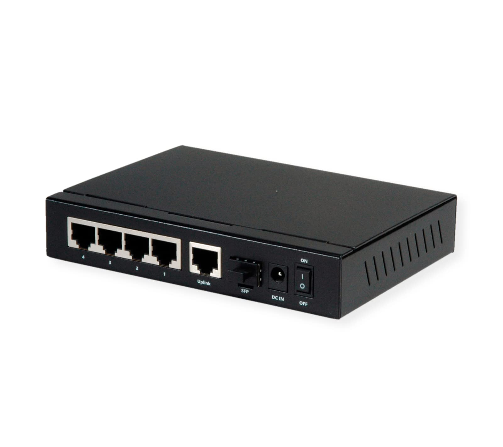 ROLINE Gigabit Ethernet Switch 6 portów (5x 10/100/1000 + 1x SFP, 4x PoE+)