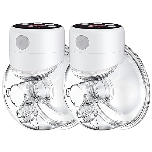 Image of Wearable Electric Hands Free Breast 24mm Flange, 2 Pack