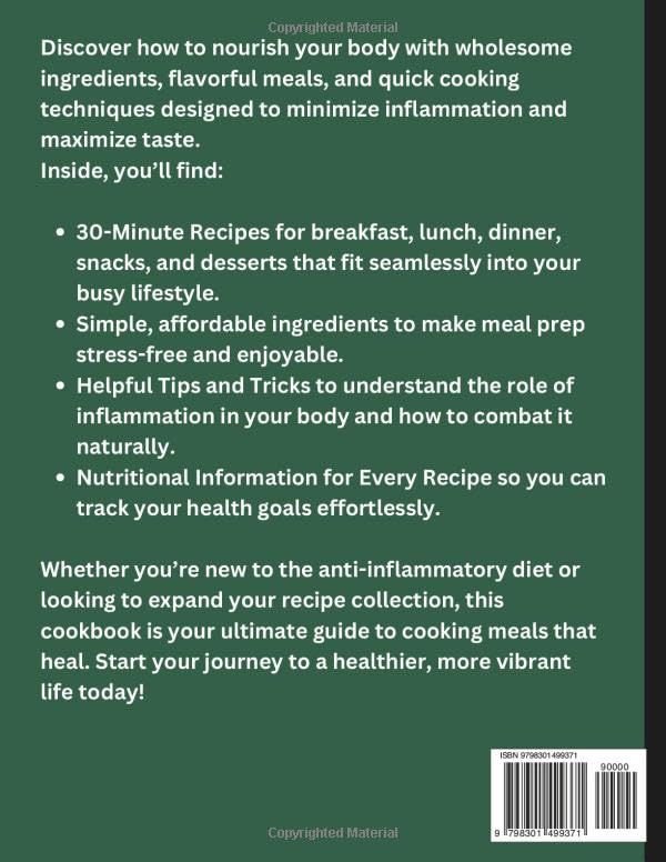 Super Easy Anti-Inflammatory Diet Cookbook For Beginners: Learn How to Prepare Healthy, Tasty, and Time-Saving Recipes to Relieve Inflammation and Increase Energy - Image 2