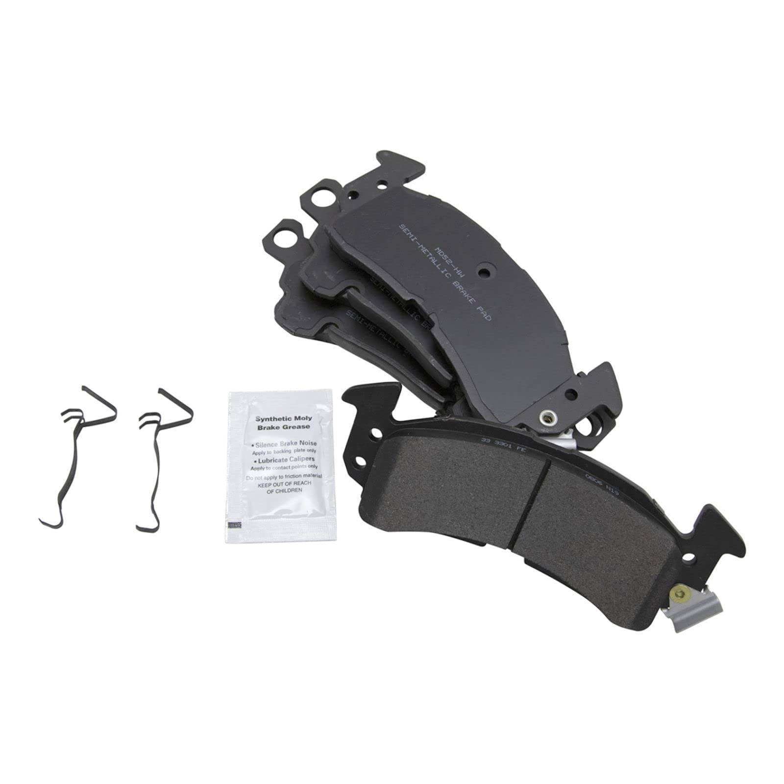 Front Metallic Disc Brake Pad 4 Piece Kit for Buick Chevy GMC Olds Pontiac