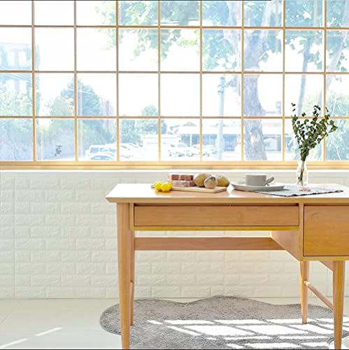 Bibykivn 3D Wandpaneele Selbstklebend 70 cm x 20 M - Tapete Steinoptik Tapete Ziegel, Wasserdicht Wandaufkleber Ziegelstein, Wandtapete für Küche Schlafzimmer, Wohnzimmer, Hintergrund TV-Decor