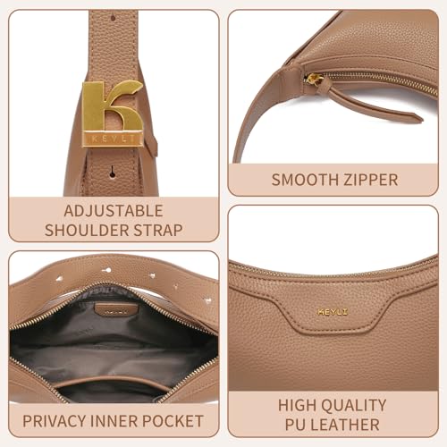 Bolso de Hombro Crescent Keyli para Mujer Piel Vegana Ajustable miniatura 6