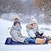 Snow Sled Mat, Roll Up Flexible Snow Sled for Kids Adults Flying Lightweight Carpet Snowboard Sled Winter Downhill Outdoors Snow Sled Board Rolling Snow Slider Snow Sledding Equipment, 36 X 18inches