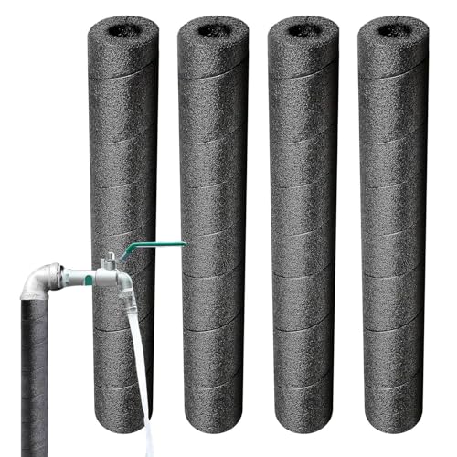 Aislamiento De Tubo De Espuma | Juego Multiusos De 4 Piezas Las Mangas Durables Protegen Tubos De Cobre, Barras Y Barandillas. Ideal Para HVAC, Deportes Acuáticos, Garaje, Patio, Granjas Y Patios En