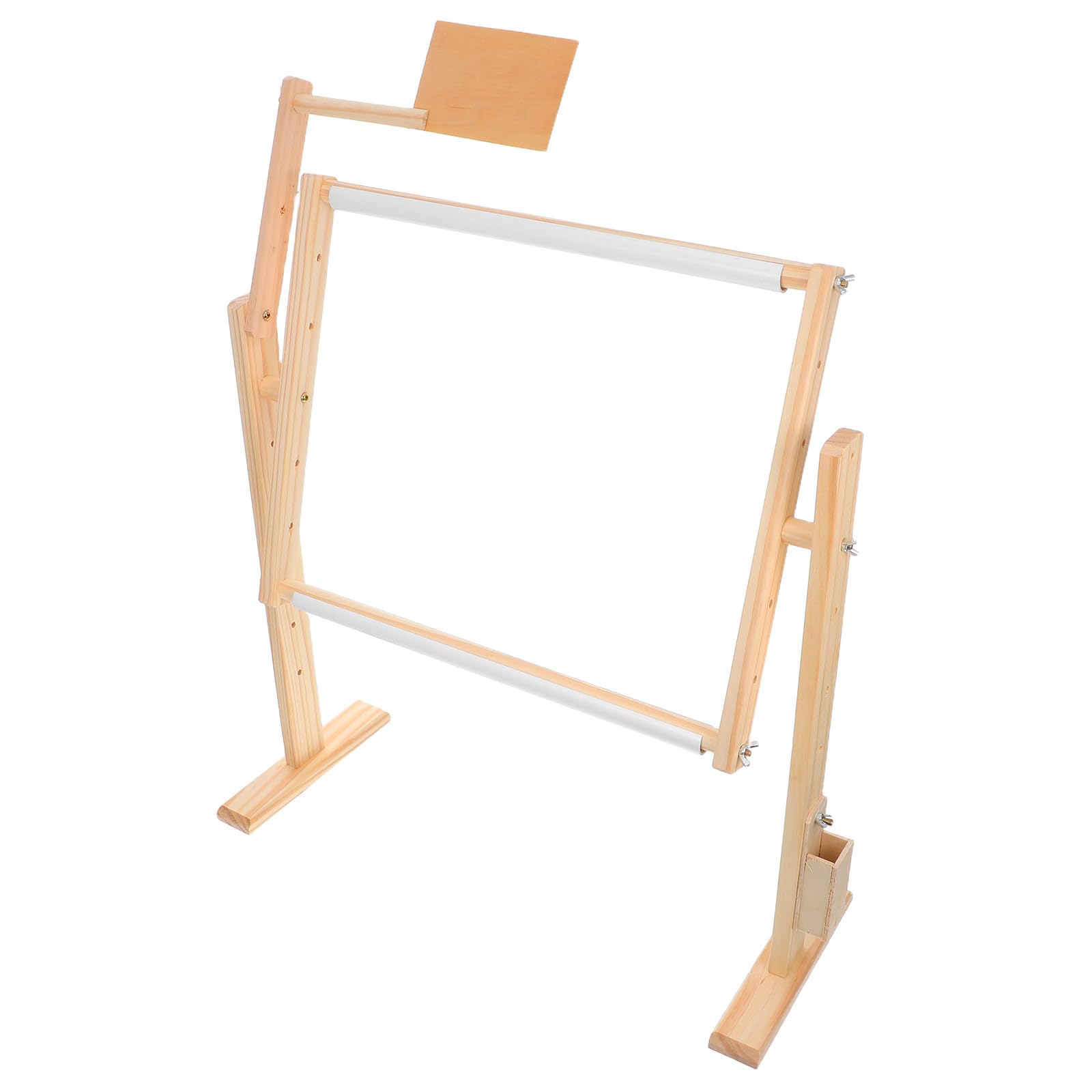 Support cadre à broder bois rotation 360 réglable point de croix couture