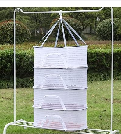 Rete Per Essiccare Erbe 4 Strati, 6m - Stendino Appendiabile Per Erbe Aromatiche, Fiori, Frutta E Verdura - Foto 6